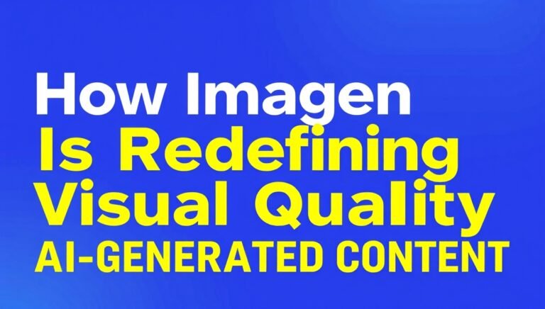 How Imagen Is Redefining Visual Quality in AI-Generated Content