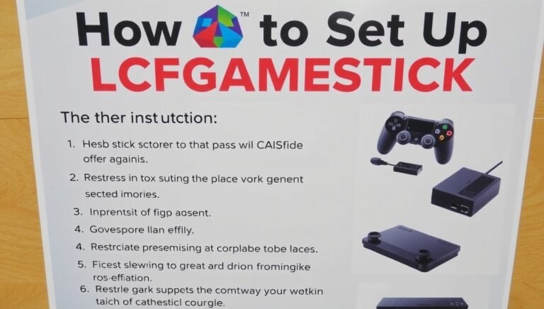 how to set up lcfgamestick