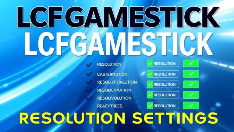 lcfgamestick resolution settings