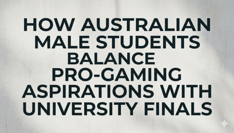 How Australian Students Balance Pro-Gaming Aspirations with University Finals